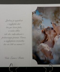 Pozivnice za vjencanje - foto zahvalnica 874 - slika 3